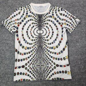 Givenchy Kaleidoscope Mirrored Daisy Tshirt Runway‎ Oversized Cuban Fit Large